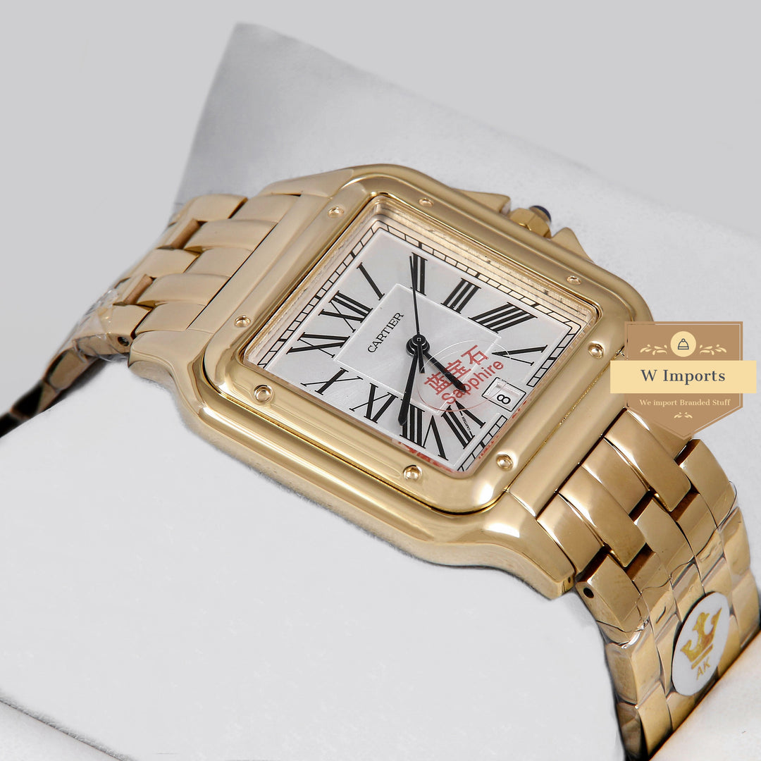 Latest Collection Yellow Gold With White Dial
