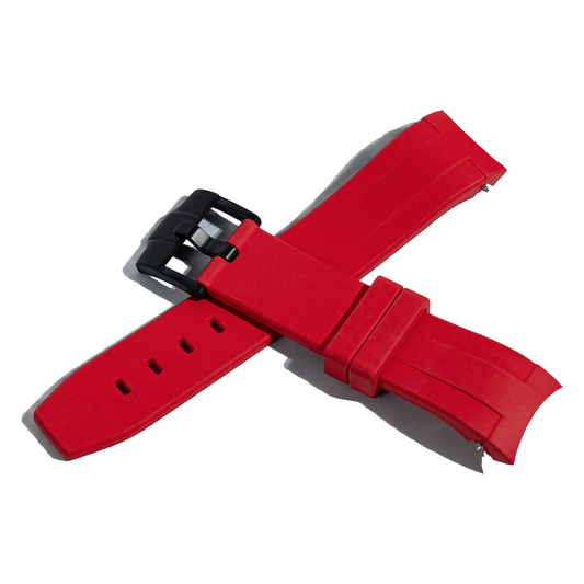 THE ROYAL WRIST 103 Rubber in Army Red