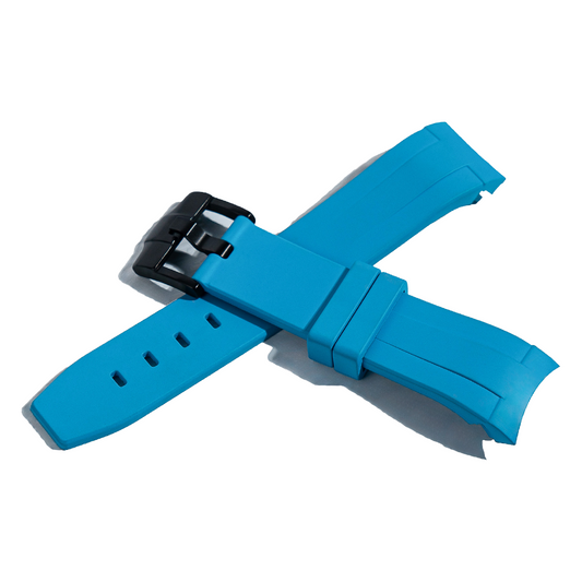THE ROYAL WRIST 106 Rubber in Army light Blue